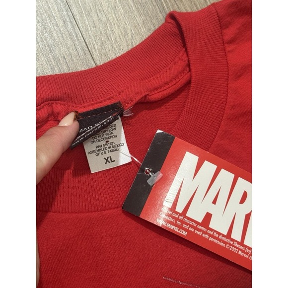 Vintage 2002‎ Marvel Pomo Spider-Man T Shirt Size XL - Picture 7 of 8